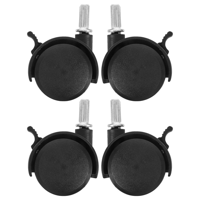 FOMIYES 4Ud Para Carrito De Repuesto Con Para Muebles Negras De Durabilidad