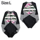 thumbnail image 2 of Traje de baño de una pieza para mujer, traje de baño de aguas termales, traje de surf con almohadilla para el pecho, l, 2 of 5