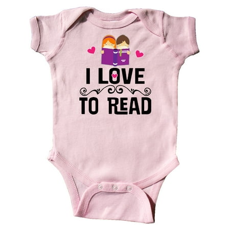 

Inktastic I Love to Read Gift Baby Girl Bodysuit