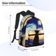 thumbnail image 2 of Disketp Cat Under Starry Skies Mochila Ligera Clásica con Múltiples Bolsillos, Mochila Casual para Hombre y Mujer, Ideal para Escuela, Trabajo y Viajes, 2 of 6