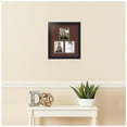 thumbnail image 2 of ArtToFrames Collage Photo Picture Frame with 3 - 4x5" Openings, Framed in Black with Maroon and Black Mats (CDM-3926-1664), 2 of 8