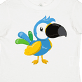thumbnail image 4 of Inktastic Colorful Parrot, Tropical Parrot, Cute Parrot Boys or Girls Toddler T-Shirt, 4 of 5