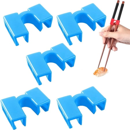 

Plastic High Quality Kids Children Tableware For Beginner Dinner Chopstick Helpers Chopsticks Trainer Holder Training Chopsticks Eating Tool Helper BLUE