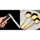 thumbnail image 2 of 3 Pcs/set Stainless Steel Flat Spoons Chinese Spoon Sets -gold, 2 of 5