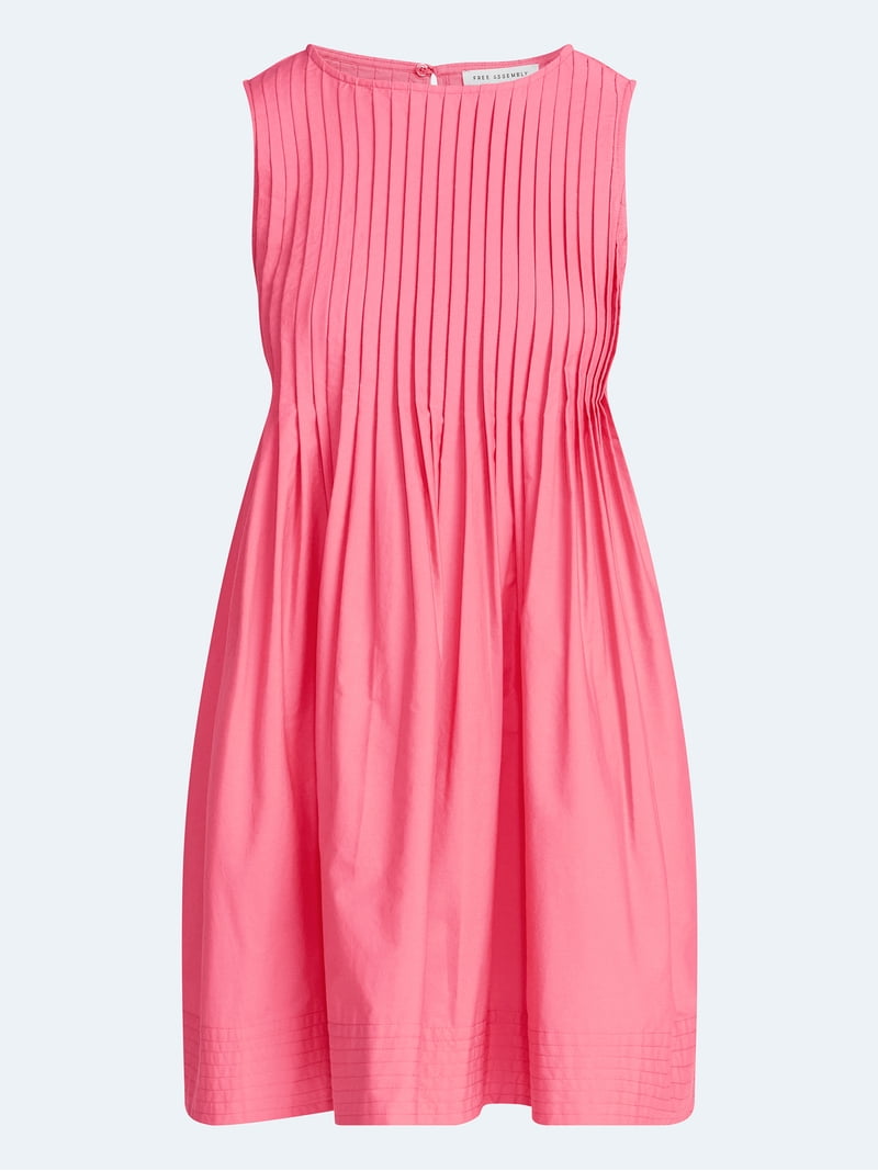 walmart pleated dress This Free Assembly pleated mini dress from Walmart is an effortless  throw-on piece. It looks way more expensive than it is. Lightweight,  breezy, and yes it has pockets! XS-XXL