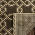 thumbnail image 4 of SAFAVIEH Martha Stewart Angelle Geometric Indoor/Outdoor Area Rug, Chocolate/Cream, 5'3" x 7'7", 4 of 8