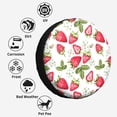 thumbnail image 6 of Kdxio Strawberry1 for Tire Cover Wheel Protectors Tyre Covers Weatherproof Wheel Covers Universal Fit for Trailer Rv SUV Truck Camper Travel Trailers 17 inch, 6 of 8