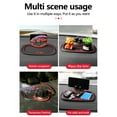 thumbnail image 4 of Herrnalise Multifunction Car Anti-Slip Mat Phone Holder,Rotatable Anti Skid Car Dashboard Pad with Temporary Parking Numbe,Universal Multifunction Car Dashboard Mat For Phones Sunglasses Keys,Black, 4 of 9