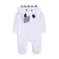 thumbnail image 2 of Boys Cartoon Romper Jumpsuit Cute Baby Outfit Hooded Comfortable Playwear Soft Toddler Clothes, 2 of 3