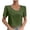 Army Green, variant on TKLPEHG Womens Tops Dressy Casual V-Neck Elegant Shirt Short Sleeve T Shirt Summer Clothes Lightweight Solid Color Loose Fashion Comfy Blouses (Army Green,L)
