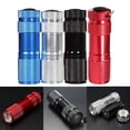 thumbnail image 3 of Anvazise Mini 9 LED Ultra Violet UV Blacklight Portable Flashlight Torch Light Lamp Silver XS, 3 of 13