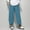 Navy, variant on JJHGVB Linen Pants Women Palazzo Pants Gaucho Pants Pants Cotton Casual Home Female Lounge Pants Cropped Pants Pink 2XL