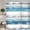 Blue, variant on Abstract Shower Curtain for Bathroom Decor,Modern White Grey Striped Aesthetic Minimalist Geometric Simple Neutral Watercolor Painting Fabric Waterproof Polyester 12 Pack Hooks,72" x 72"