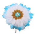 thumbnail image 2 of Vintage Feather Hand Fan Velvet Bouquet Ventilador Etapa Nupcial Rendimiento Sunnimix Ventilador de mano vintage, 2 of 6