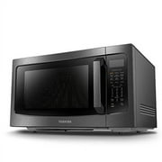 Toshiba 1.5 cu. ft., 1000 Watts Multi-Functional Microwave Oven, Smart Sensor, ML-EC42P(BS), Black Stainless Steel