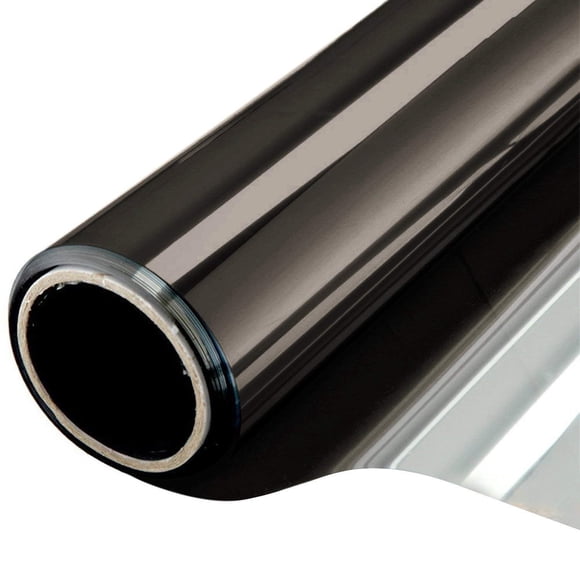 WPCTEV Window Film One Way Mirror Tint Daytime Privacy Static Cling Non-Adhesive Decorative Heat Control Anti UV Window Tint for