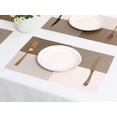 thumbnail image 6 of Unique Bargains Placemats for Kitchen Table Heat Resistant Table Placemats Light Coffee, 6 of 7