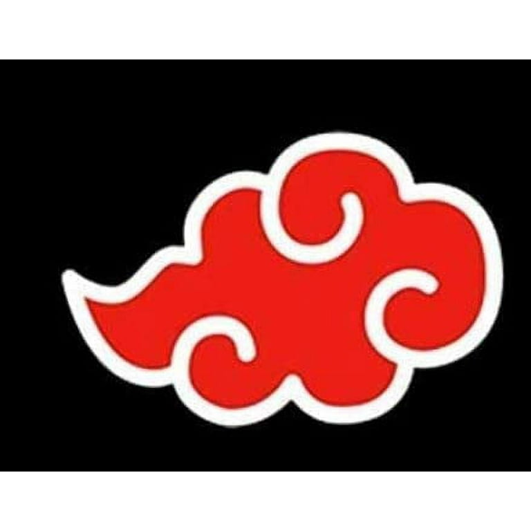 Hu0026S Akatsuki Cloud Decal, Cloud Symbol Vinyl Sticker | Cars | Trucks | Vans  | Walls | Laptop Size 6 - Walmart.com