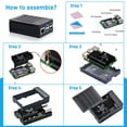thumbnail image 5 of 52Pi Starter Kit for Raspberry Pi 5 8GB - 64GB Edition (8GB RAM) with Case, Active Cooler, HDMI Cables, 5 of 14