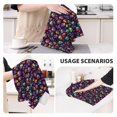 thumbnail image 3 of Sikiie Skull mushroom rainbow color Waffle Weave Kitchen Dish Cloth,Super Absorbent Kitchen Dish Towels 16*26 Inches for Dish Rags Washing Dishes, Drying Dishes, 3 of 7