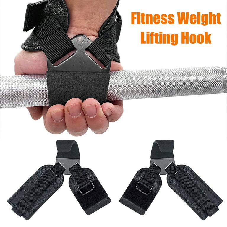 Weight Lifting Wrist Hooks, Hand Grips Pull Hook Straps for
