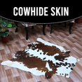 thumbnail image 5 of Unique Small Brown & White Cowhide Rug - Natural Design for Cozy Home Decor, Adds a Touch of Elegance to Any Space, 5 of 5