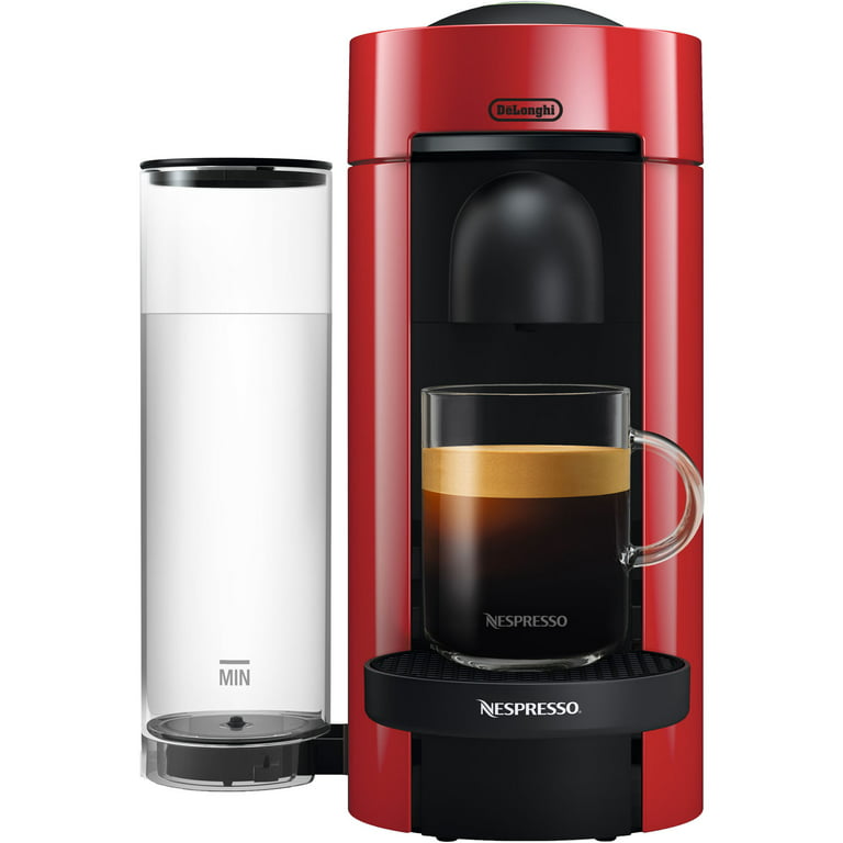 Next Coffee and Espresso Maker in Red plus Aeroccino3 Milk Frother