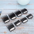 thumbnail image 1 of Electric Hair Clipper Limit Comb Set, 8PCS Color Combs For Most Clippers/hair Cutters, Finely Cut Round Combs With Gradient Saddle, 1 of 8