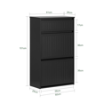 thumbnail image 3 of SoBuy Shoe Cabinet Shoe Rack Shoe Storage Cupboard Organizer Unit FSR165-SCH, 3 of 7