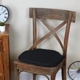 thumbnail image 5 of The Gripper Non-Slip Windsor Chair Cushion, for the Kitchen and living Room, 16x15 Inches, Set of 6, Black, 5 of 6
