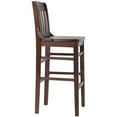thumbnail image 4 of Home Square Hercules 30" Bar Stool in Walnut Finish - Set of 3, 4 of 5