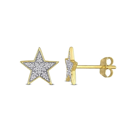 Everly Women's Diamond 10k Yellow Gold Earrings