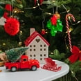 thumbnail image 4 of Miniature Red Plastic Sleigh Figurine for Festive Holiday Decor on Desks or Shelves 4.5 inches, 4 of 8