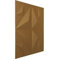 thumbnail image 2 of Ekena Millwork 19 5/8"W x 19 5/8"H Crystal EnduraWall Decorative 3D Wall Panel, Bright Coat Gold (12-Pack for 32.04 Sq. Ft.), 2 of 6