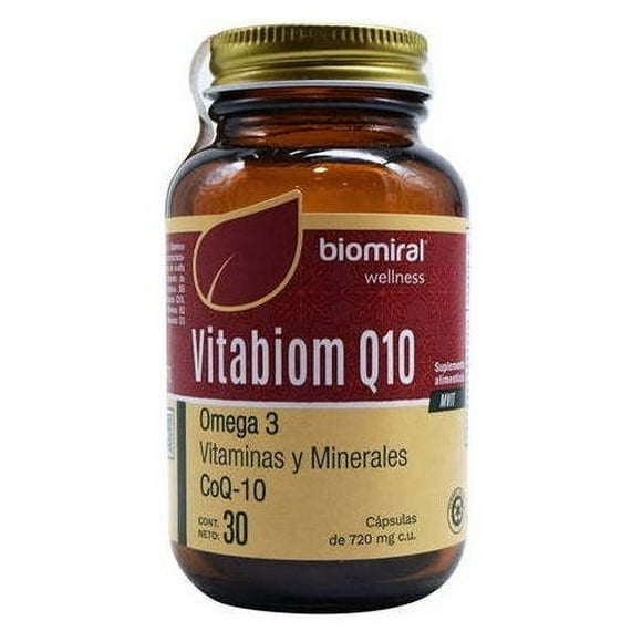 Vitabiom Q10 (omega 3, Vitaminas Minerales) 30 Caps Biomiral