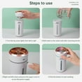 thumbnail image 3 of Moyic Humidificador electrónico, difusor de aire decorativo de 300ml, ajustable, portátil, para coche, dormitorio, mesita de noche, Humidificadores Blanco, 3 of 6