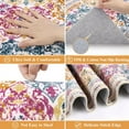 thumbnail image 4 of Boho Kitchen Rug Sets 3 Pieces, Washable Kitchen Mats for Floor, Non Slip Soft Vintage Kitchen Area Rug Floor Mat for Kitchen, Laundry Room and Hallway (Colorful, 20''x32''+20''x47''+20''x59''), 4 of 6