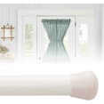 thumbnail image 2 of AIR-JINCHAN French Door Curtain Rods 2 Pcs No Drill Cafe Curtain Rod for Tier Curtains Multi Use Sash Telescope Adjustable Window Dressing Hardware 26 to 48 Inch Beige, 2 of 4