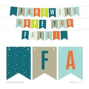 Funny Farewell Retirement Party Decorations, Farewell! We Hope You Fail, Hanging Pennant Paper Banner with String, Approx. 5-Feet, 1-Set