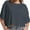Deep green, variant on Tshirts for Women Drop Shoulder Round Neck Oversized Crop Tops Workout Tops Tees