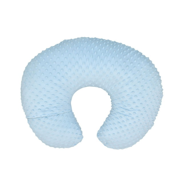 Funda de almohada de lactancia ultra suave en forma de U, cómoda y lavable, color azul cielo