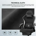 GTPLAYER Gaming Chair with Footrest&Pocket Spring Cushion&Linkage