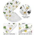 thumbnail image 2 of Coolnut St. Patrick's Day Shamrock Christmas Tree Skirt Tree Skirt for Holiday Party Home Christmas Day Ornaments36", 2 of 6