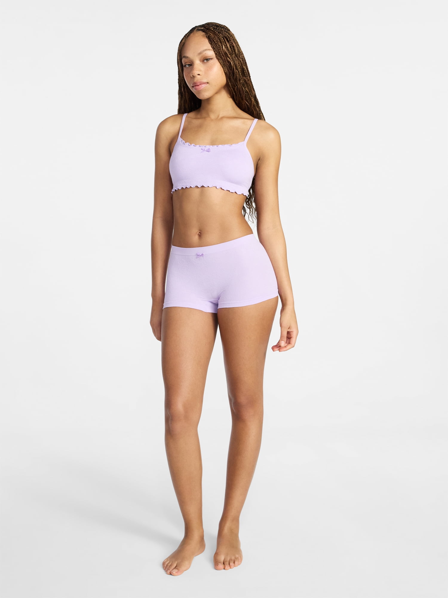 No Boundaries Seamless Cami and Boyshort Set, 2-Piece, Women's XS-XXXL