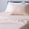 thumbnail image 5 of ZMLEVE Cotton Jersey Bed Sheet Set - Twin XL, Blush, 5 of 5