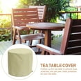 thumbnail image 2 of Furniture Dust Cover Outdoor Covers Waterproof Circle Tablecloth Beige, 2 of 6