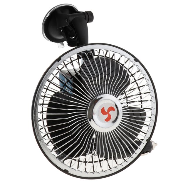 Enfriador Del Sistema de Enfriamiento Del Ventilador Eléctrico Del Parabrisas Del Tablero Del Coche de 6 Pulgadas 24V para Universal Soledad Ventilador del parabrisas del coche