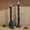 Ar02, variant on African Abstract Pattern 9.45 Inch Taper Candles,Smokeless Unscented Printed Paraffin Wax Candlestick,Ethnic African Decor Home Decor Set of 2