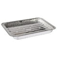 thumbnail image 2 of Hefty EZ Foil 8-1/2 in. W X 11-3/4 in. L Super Broiler Pan Silver 2 pk, 2 of 8