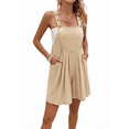 thumbnail image 2 of Solid Color Short Overalls XL, 2 of 7